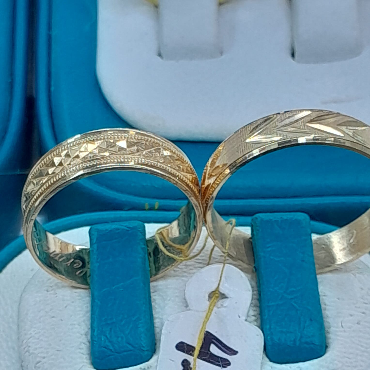 Argollas Diamantadas