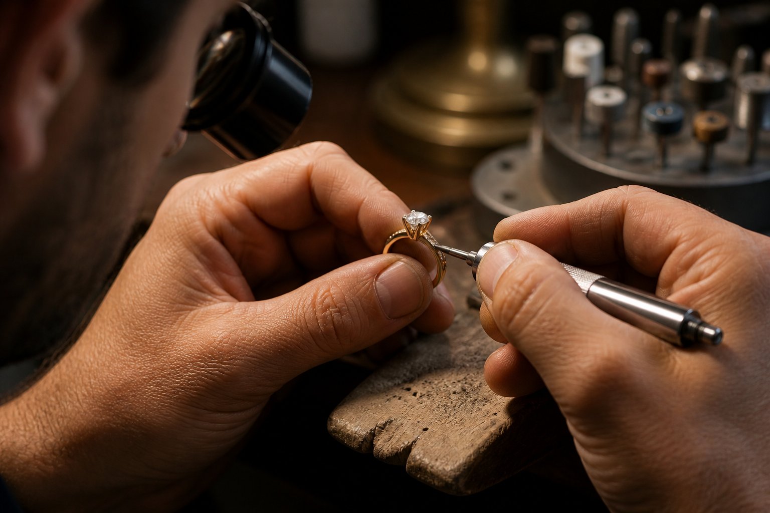 Proceso artesanal joyería
